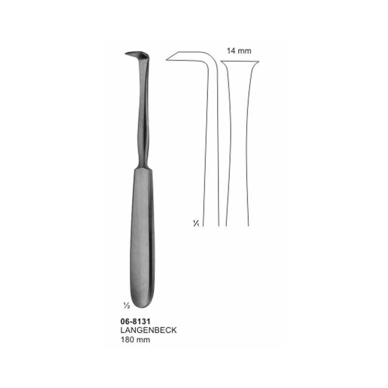 Langenbeck Raspatories 180 mm