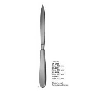 Liston Amputating Cartilage Autopsy Knives