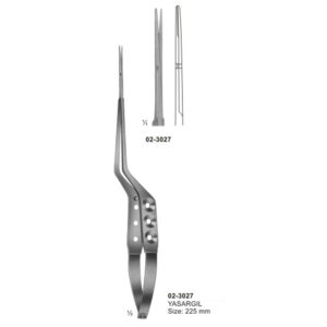 Yasargil Micro Scissor Straight 225 mm