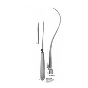 Reverdin Needle Contra Angled Suture Instruments 220 mm