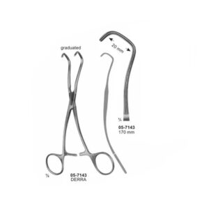 DERRA Multi Purpose Clamps Pediatric types 20 mm Length 170 mm